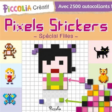 Couverture de Pixel stickers pour les filles