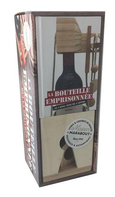 Couverture de La bouteille emprisonnée : le casse-tête de l'apéro