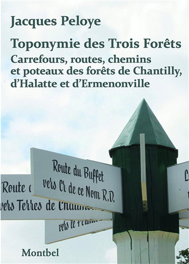 Couverture de Toponymie des trois forêts : carrefours, routes, chemins et poteaux des forêts de Chantilly, d'Halatte et d'Ermenonville
