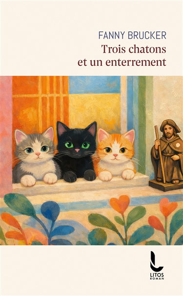 Couverture de Trois chatons et un enterrement par Fanny Brucker