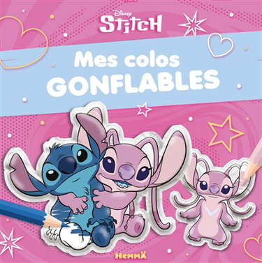 Couverture de Disney Stitch : Mes colos gonflables : Angel par Collectif