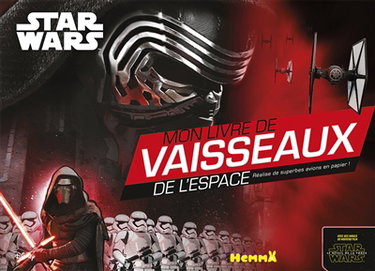 Couverture de Star Wars : mon livre de vaisseaux de l'espace : réalise de superbes avions en papier ! par Walt Disney company