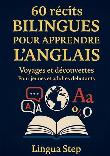 Couverture de 60 Récits Bilingues pour Apprendre l'Anglais : Voyages et Découvertes pour Jeunes et Adultes Débutants