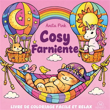 Couverture de Cosy farniente : livre de coloriage facile et relax