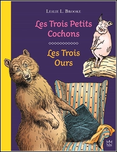 Couverture de Les trois petits cochons. Les trois ours par Leonard Leslie Brooke