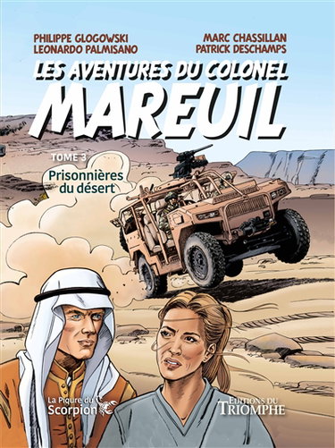 Couverture de Les aventures du colonel Mareuil. Vol. 3. Prisonnières du désert
