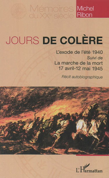 Couverture de Jours de colère par Michel Ribon