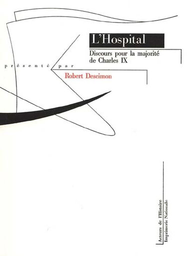Couverture de Discours pour la majorité de Charles IX : et trois autres discours par Michel de L'Hospital