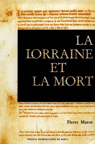Couverture de La Lorraine et la mort par Pierre Marot