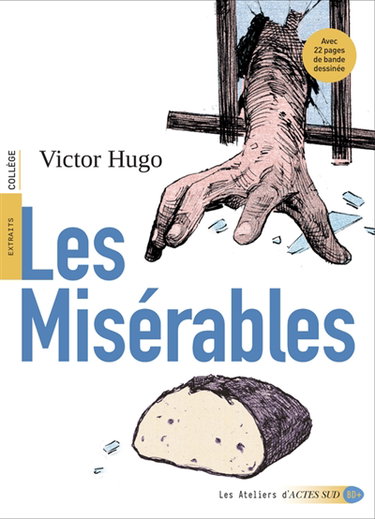 Couverture de Les misérables : extraits, collège par Victor Hugo