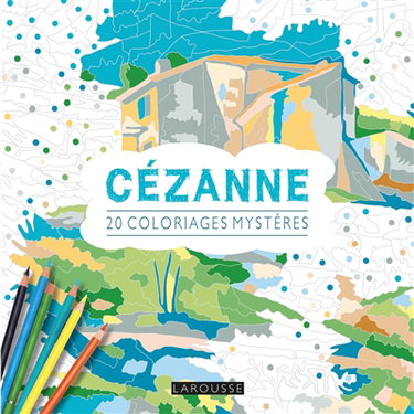 Couverture de Cézanne : coloriages mystères par Collectif