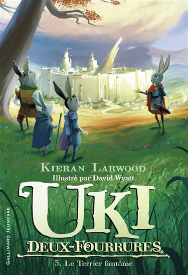 Couverture de Uki Deux-Fourrures. Vol. 3. Le terrier fantôme par Kieran Larwood