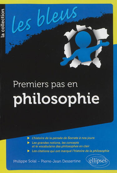 Couverture de Premiers pas en philosophie par Pierre-Jean Dessertine