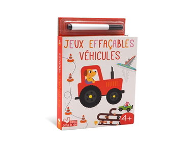 Couverture de Jeux effaçables : véhicules