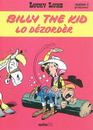 Couverture de Lucky Luke. Vol. 2. Billy the Kid : lo dézordèr par Morris