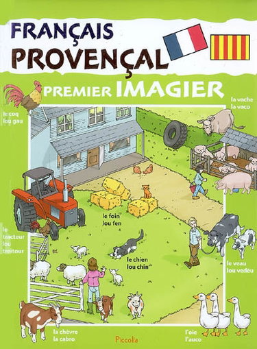 Couverture de Premier imagier français provençal par Piccolia