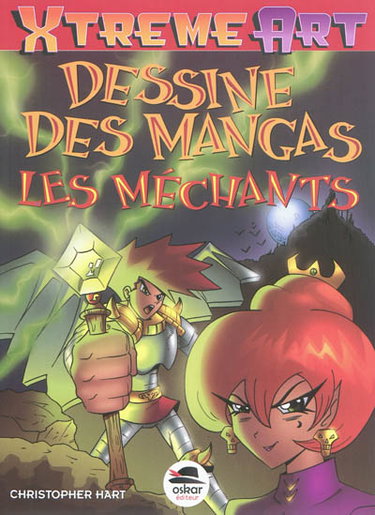 Couverture de Dessine des mangas : les méchants par Christopher Hart