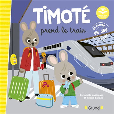 Couverture de Timoté prend le train par Emmanuelle Massonaud