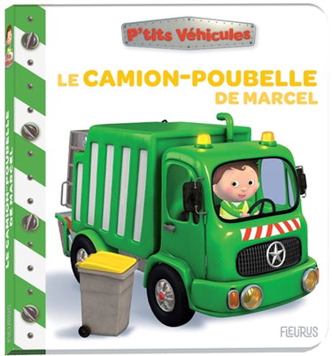 Couverture de Le camion-poubelle de Marcel par Nathalie Bélineau