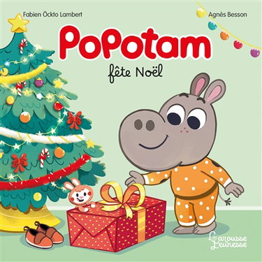 Couverture de Popotam fête Noël par Agnès Besson