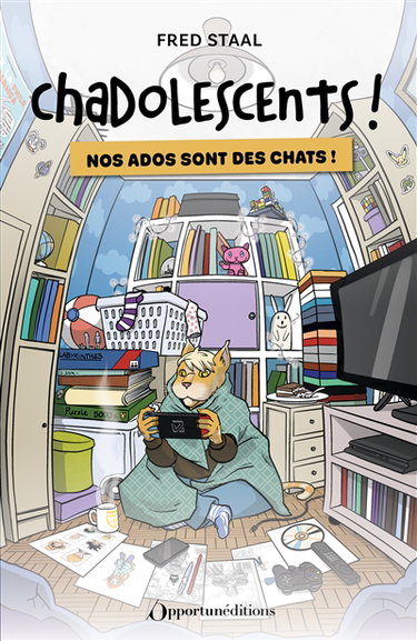 Couverture de Chadolescents ! : nos ados sont des chats ! par Fred Staal