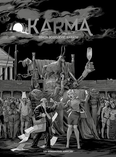 Couverture de Karma par Simon Bogojevic-Narath