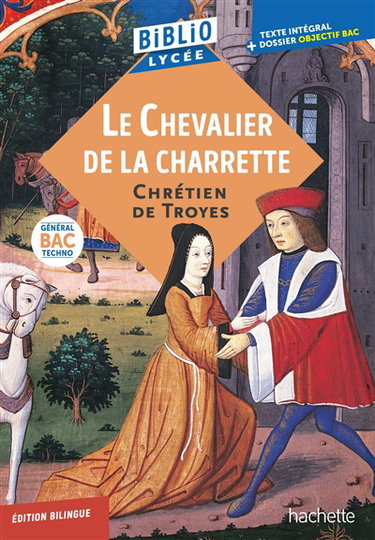 Couverture de Le chevalier de la charrette : bac 2027 par Chrétien de Troyes