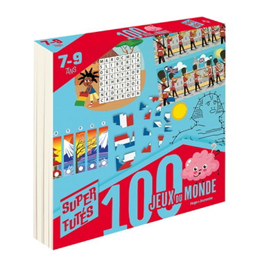 Couverture de 100 cent jeux du monde pour super futés : 7-9 ans par Sandra Collet