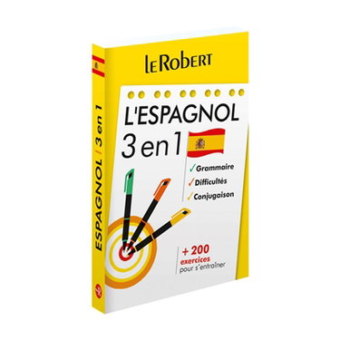Couverture de L'espagnol : 3 en 1 par Dominique Le Fur