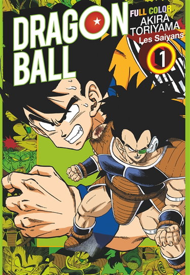 Couverture de Dragon ball : full color : les Saiyans. Vol. 1