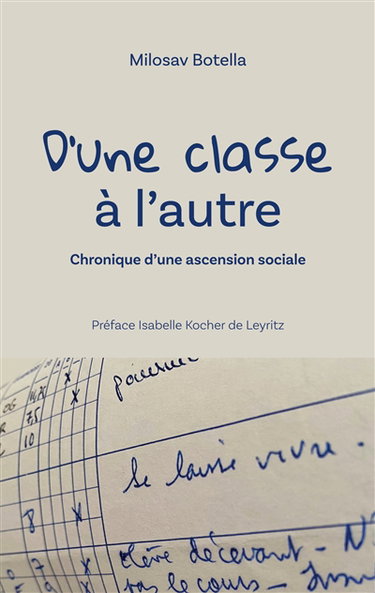 Couverture de D'une classe à l'autre : Préface Isabelle Kocher de Leyritz