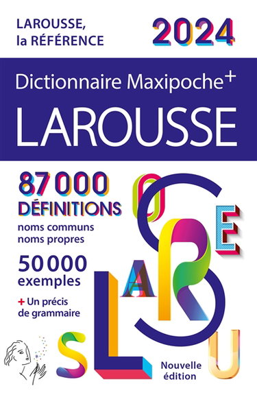 Couverture de Dictionnaire Larousse maxipoche + 2024 par Marion Vaillant