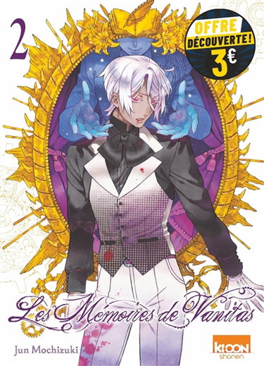 Couverture de Les mémoires de Vanitas. Vol. 2 par Jun Mochizuki