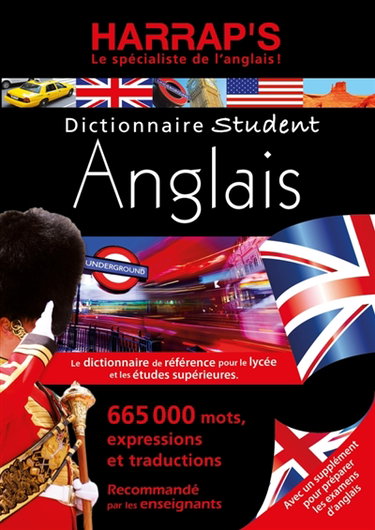 Couverture de Harrap's dictionnaire student anglais : dictionnaire anglais-français, français-anglais par Collectif