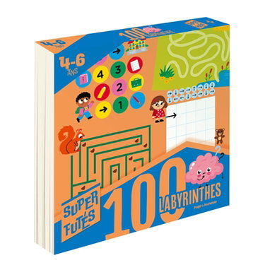 Couverture de 100 jeux pour super futés : 4-6 ans par Monsieur Dupont
