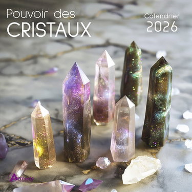 Couverture de Pouvoir des cristaux : calendrier 2026 par Collectif