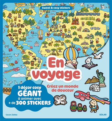 Couverture de En voyage ! : stickers poster cosy