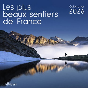 Couverture de Les plus beaux sentiers de France : calendrier 2026 : de septembre 2025 à décembre 2026 par Collectif