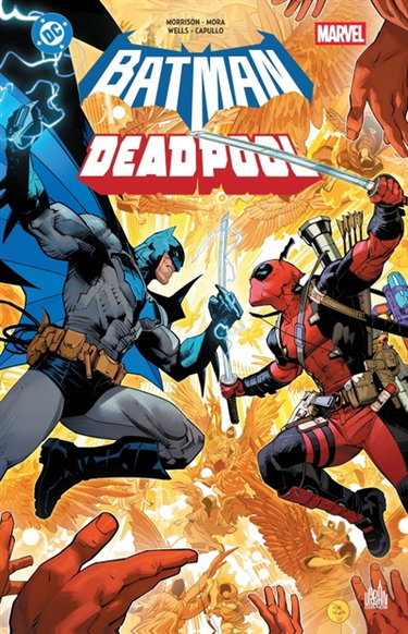 Couverture de DC-Marvel. Batman-Deadpool par Jérôme Vicky