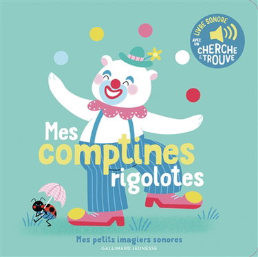 Couverture de Mes comptines rigolotes par Raphaëlle Michaud