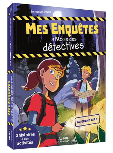 Couverture de Mes enquêtes à l'école des détectives. Au grand air ! : 3 histoires & des activités par Emmanuel Trédez