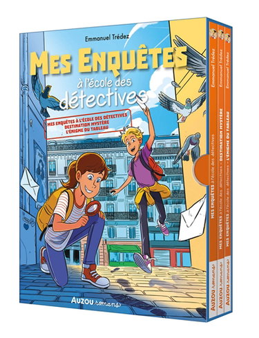Couverture de Mes enquêtes à l'école des détectives : coffret bibliothèque tomes 1 à 3