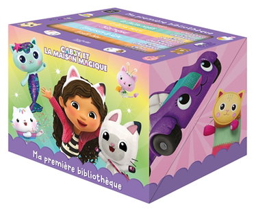 Couverture de Gabby et la maison magique : ma première bibliothèque par Dreamworks