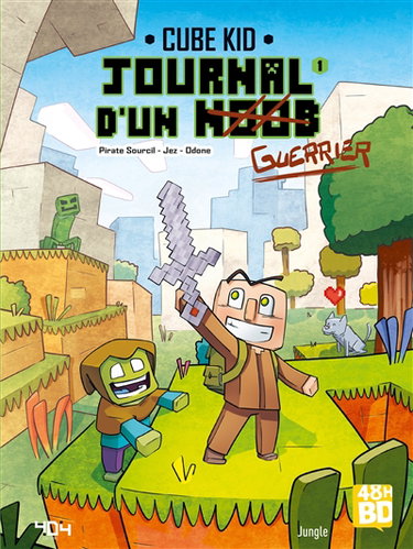 Couverture de Journal d'un noob. Vol. 1. Un nouveau guerrier (48 h BD 2026) par Piratesourcil