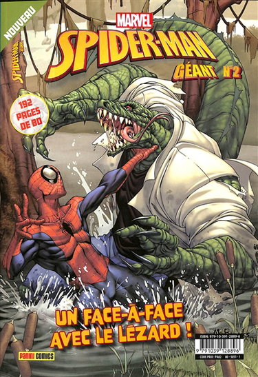 Couverture de Spider-Man géant, n° 2. Un face-à-face avec le Lézard ! par Collectif