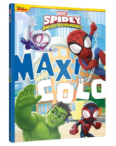 Couverture de Spidey et ses amis extraordinaires : maxi colo par Marvel comics
