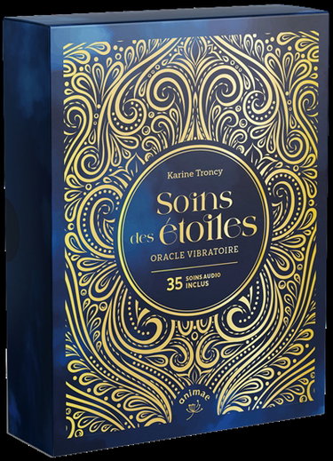 Couverture de Soins des étoiles : oracle vibratoire par Karine Troncy