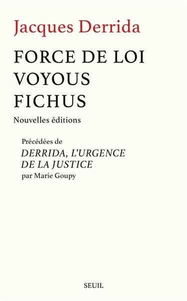 Couverture de Force de loi. Voyous. Fichus