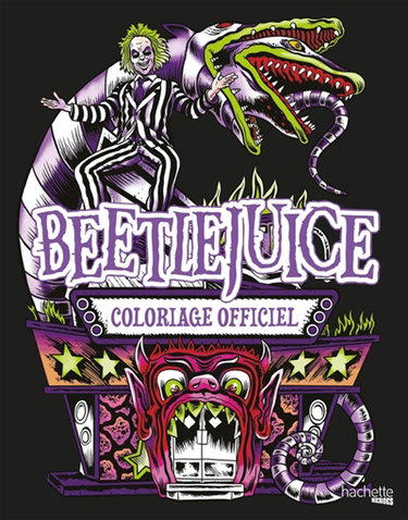 Couverture de Beetlejuice : Le livre de coloriages officiel par Alan Robert