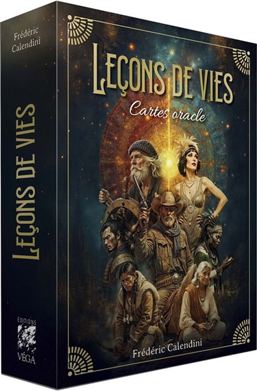 Couverture de Leçons de vies : cartes oracles par Frédéric Calendini